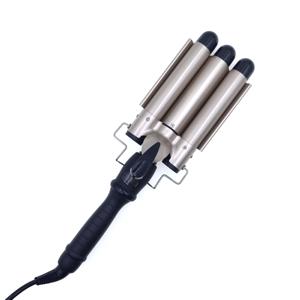 Điện Gốm Tráng 3-Thùng Tóc Tạo Kiểu Công Cụ Hiển Thị Kỹ Thuật Số Ptc Nhà Curling Sắt Với Con Lăn Shaper Chất Liệu Nhựa - Product Image 1