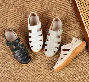 Alta calidad superventas moda <span class=keywords><strong>mujer</strong></span> verano plano PU Material zapatos <span class=keywords><strong>de</strong></span> talla grande señora zapatos - Product Image 2