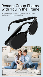 Gafas Inteligentes con IA, Resistentes al Agua, Ligeras, con Protección Anti-Luz Azul, Llamadas por Bluetooth, Reproductor de Música, Lentes Fotocromáticas, OEM - Product Image 5