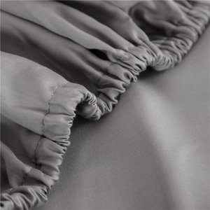 Giáng Sinh Vui Vẻ <span class=keywords><strong>300TC</strong></span> Làm Mát Tre Viscose Bộ Đồ Giường Sheets <span class=keywords><strong>Set</strong></span> 100% Hữu Cơ Tre Tấm Tre Tùy Chỉnh Được Trang Bị Tấm - Product Image 4