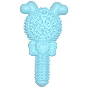 Brosse à dents interactive pour chien en TPR, forme sucette, douce, durable, anti-morsure, pour chiot, nettoyage des dents, vente chaude - Product Image 4