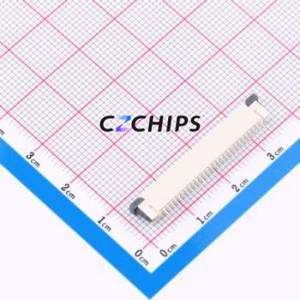 CAX-AFA07-28XCB-H2.5 FFC/FPC Connector SMD,P=1mm,Horizontal Mount Connector Drawer Type Bottom Contact 28P 1mm - Product Image 2