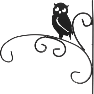 Support mural en métal personnalisé pour plantes Décoration intérieure Mangeoire à <span class=keywords><strong>oiseaux</strong></span> murale Lanterne Affichage de la lumière solaire Cintre pour plantes - Product Image 5