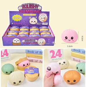 Mini <span class=keywords><strong>Giocattolo</strong></span> Antistress a Forma di Xiaolongbao con Cristalli Glitterati, <span class=keywords><strong>Giocattolo</strong></span> Elastico Simulato per Bambini, Antistress - Product Image 3