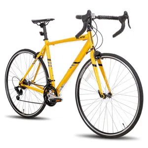 JOYKIE-<span class=keywords><strong>bicicleta</strong></span> de <span class=keywords><strong>carretera</strong></span> de acero de 52cm para hombre, bici de <span class=keywords><strong>carretera</strong></span> de 14 velocidades - Product Image 1