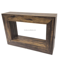 Console de style américain rétro moderne de luxe en bois massif, table d'appoint antique pour entrée de maison, villa, salon, hôtel ou couloir d'appartement