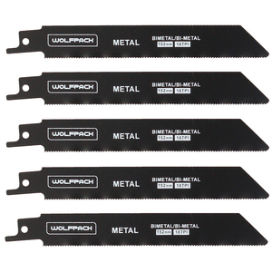 Lama per sega a gattuccio per metallo 152 mm. 18 TPI. 5 Pezzi - Product Image 1