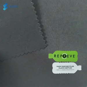 패브릭 REPREVE 50D * 75D 재활용 폴리 에스테르 패브릭 RPET 천 친환경 소재 재킷 의류 안감 원피스 우산