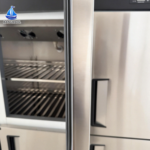 <span class=keywords><strong>Réfrigérateur</strong></span> commercial vertical à six portes en acier inoxydable, grande capacité, congélateur et refroidisseur pour cuisine d'hôtel, directement de l'usine - Product Image 4