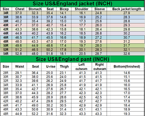 Personalización de <span class=keywords><strong>lentejuelas</strong></span> con monograma bordado a medida del <span class=keywords><strong>traje</strong></span> de hombre de gama alta - Product Image 6
