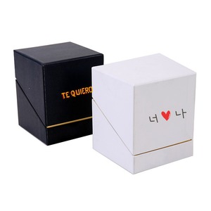 Paper <b>black</b> candle <b>gift</b> <b>box</b> with printing, customizable according to needs - Product Image 5
