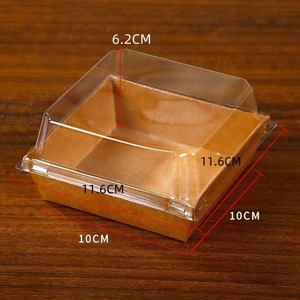 Boîte d'emballage pour gâteau tiramisu à usage unique, vente en gros d'usine, boîte à dessert, boîte à sandwich, boîte d'emballage <span class=keywords><strong>Reine</strong></span> <span class=keywords><strong>des</strong></span> <span class=keywords><strong>neiges</strong></span> - Product Image 1