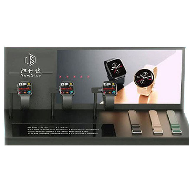 Watch Display Stand Custom Design Acrylic Booth clear Plastic Countertop Electronic Products Exhibition Stand