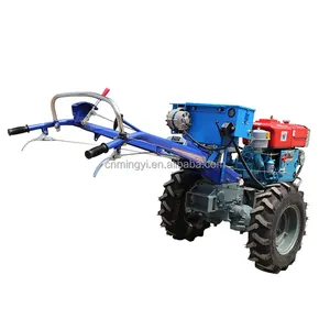 Manufacturers wholesale farm multipurpose hand walking 2 wheels tractors