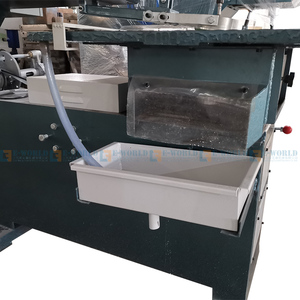 Attrezzature di fresatura automatica Eworld completamente automatica orizzontale macchina di perforazione di vetro prezzo di vendita di fabbrica