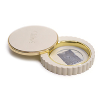 Boîte vide personnalisée en aluminium moulé sous pression pour palette de fards à paupières, emballage cosmétique pour marque de maquillage