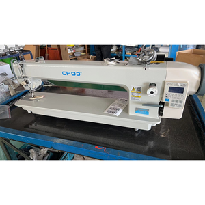 Machine à coudre industrielle plate à point droit à bras long à <span class=keywords><strong>aiguille</strong></span> simple à alimentation par pied marcheur CP-0303D 85 cm, vente chaude, <span class=keywords><strong>pour</strong></span> <span class=keywords><strong>cuir</strong></span> - Product Image 1