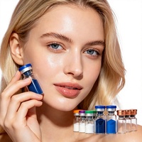 Poudre de Tripeptide-1 de Cuivre GHK-Cu (C14H21CuN6O6) de Haute Pureté (99%-99,9%) de la Marque WV, Produits Chimiques Cosmétiques, Oraux et pour Soins Capillaires, CAS 89030955