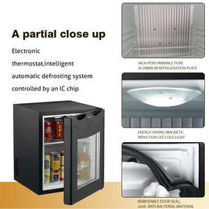 Tiên tiến 30L Công suất xách tay mini bar tủ lạnh hoạt động yên tĩnh nhỏ gọn tủ lạnh - Product Image 4