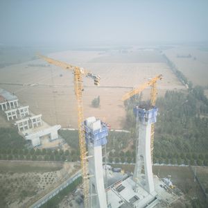 Grúa Torre Dahan DH318-7527-16ton, Alcance de 75m, Pluma Plana, 16 Toneladas, Momento de Elevación Nominal de 318t.m, en Venta - Product Image 3