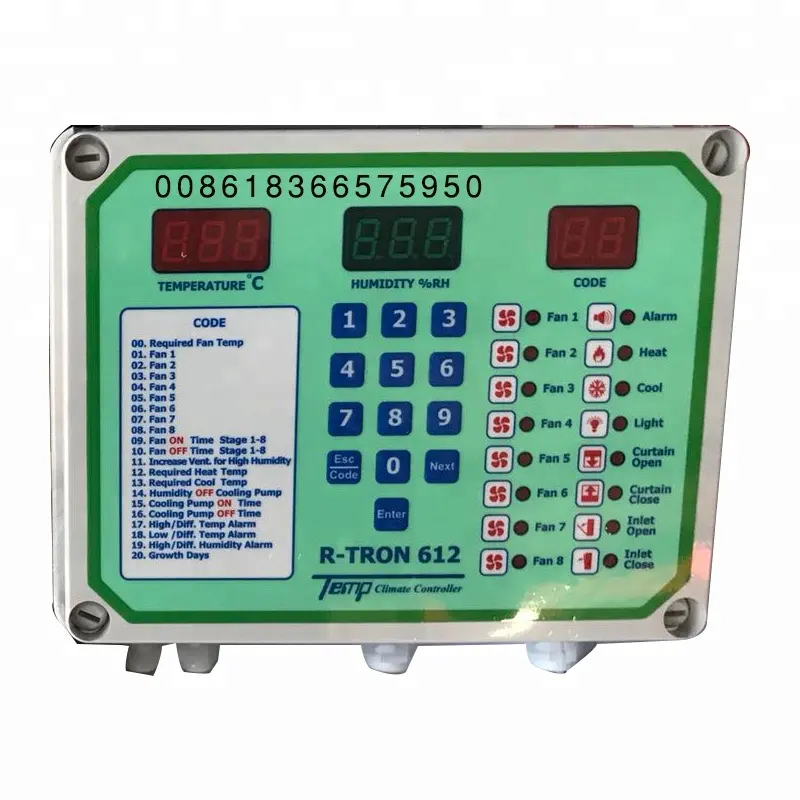 Temptron 610 616 607-A dispositivo di climatizzazione per allevamenti di pollame