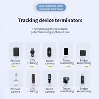 Détecteur RF anti-espion portable WT10, détecteur de caméra cachée, scanner de traceur GPS magnétique, balayeur de signaux sans fil, signal à bande complète