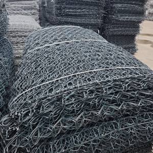 Rete Metallica Esagonale Rivestita in PVC per Gabbioni, Muro di Contenimento in Pietra con Filo di Ferro, Confezionato in Cartone - Product Image 6