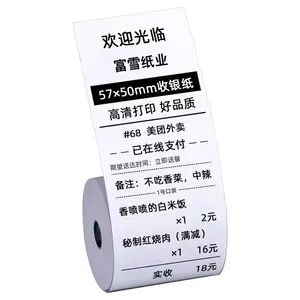 Size Customization Thermal Printer Roll 80x80 57x40mm Wholesale Pos Receipt Jumbo Cash Register Thermal Paper Roll Supplier