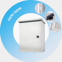 Boîtier de distribution d'énergie triphasé à courant fort homologué LVD EMC, montage en surface, IP43, 380VAC, 400A, pour bâtiments commerciaux