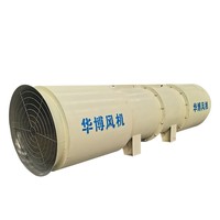 Ventilateurs axiaux antidéflagrants pour la ventilation des tunnels miniers, pales en fonte, personnalisables OEM/ODM, ventilateurs à jet haute vitesse