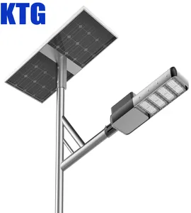 KTG Lamadaire solaire 120w IP65地区太阳能led路灯停车场花园街道路菲律宾印度尼西亚牙买加