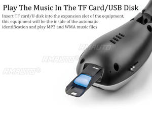 Transmisor FM Bluetooth V3.0 + EDR de Carga Rápida, Compatible con Tarjeta TF, Cargador Rápido, Compatible con la Función A2DP de Móviles - Product Image 5