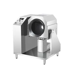 Ticari özel yapışmaz akıllı gıda ocak robot pişirme makinesi otomatik stir fritöz gaz makinesi otomatik pişirme
