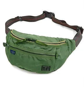 नायलॉन कमर बैग पुरुषों की आकस्मिक सैन्य शैली गोफन बैग निविड़ अंधकार पिछाड़ी पैक हिप नितंब बैग