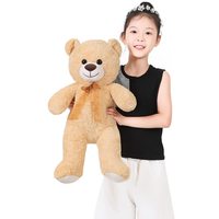 Ours en peluche super doux et petit pour enfants, jouet anti-stress, pièce maîtresse avec rembourrage en coton PP et doublure en maille, cadeau pour bébé