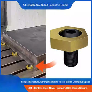 Serre-joints excentriques hexagonaux Ok <span class=keywords><strong>Vis</strong></span> M4 M5 M6 <span class=keywords><strong>M8</strong></span> M10 M12 M16 en acier inoxydable avec écrou pour maintien de pièce fileté - Product Image 2