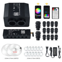 Kit de plafonnier étoilé pour voiture 16W Twinkle & 9W Shooting Star, 200/360 pièces, 2/3/4M, contrôle par APP/télécommande pour ciel étoilé