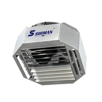 Désstratificateur d'air électrique 8500m³/h, ventilateur axial de toit, roulement à billes, pales métalliques, hauteur max. 15m, moteur 380W, 700