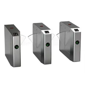 Automatic Anti-pinch Child Gate Attendance Management Student Card Entrance Verified Flap Barrier Turnstile Gate Access Control