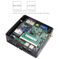 Mini PC industriel intégré, sans ventilateur, IP65, étanche, avec processeur J1900 i3 i5, 8 go de Ram, 240 go de SSD, rs-232, pour l'extérieur