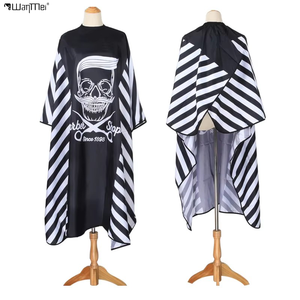 Wanmei Professional Classic Cape Girth Factory Direct Sale Striped Adult Barber Belt Retro Salon Perm Dyeing Apron - Product Image 1