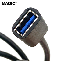 Kabel Ekstensi USB 2022, Kabel Data Perpanjangan Kabel USB 3.0 untuk PC Laptop Smart-TV PS4 Xbox SSD USB 3.0 2.0, Kabel Data Pria Ke Wanita