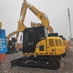 Excavadoras PC70 de alta calidad, maquinaria de construcción Original de Japón, motor Laidong, caja de cambios de cilindro hidráulico Eaton, núcleo incluido - Product Image 4