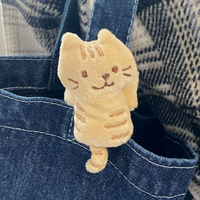 Porte-clés en peluche animal à long cou, adorable breloque de sac en forme de poupée de dessin animé, cadeau créatif et adorable pour animaux de compagnie
