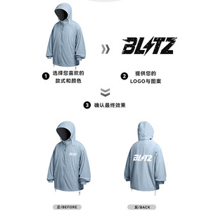 Summer Thin Outdoor Cooling <b>UV</b> Protection UPF50+ Loose Fishing Sun Protection Jacket Men's Custom Made - Product Image 3