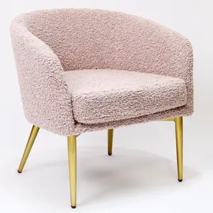Кресло для гостиной новейшее шевреховатое кресло для отдыха роскошное белое розовое расслабляющее кресло с подлокотниками