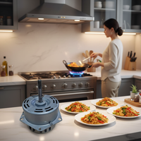 Moteur de ventilateur d'extraction de cuisine monophasé haute vitesse 230V AC, faible bruit, 50Hz, 1350 tr/min