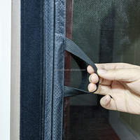 Nouvelle Rideau de Porte Anti-Moustiques en Fibre de Verre à Ouverture Latérale et Bande Magnétique Intégrale