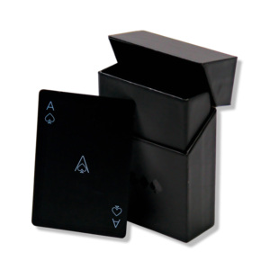 Hoge Kwaliteit Milieuvriendelijke Duurzame Poker Creatieve Custom Pvc Speelkaarten Voor Club Met Sigarettenkoker Ontwerp - Product Image 1