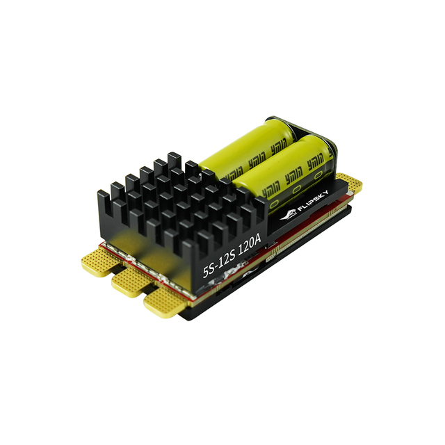 Flipsky 5S~12S Lipo 120A Brushless Speed Controller ESC12120A BLHeli_32 / AM32 Firmware Aluminum Alloy Dshot FPV Racing Drone